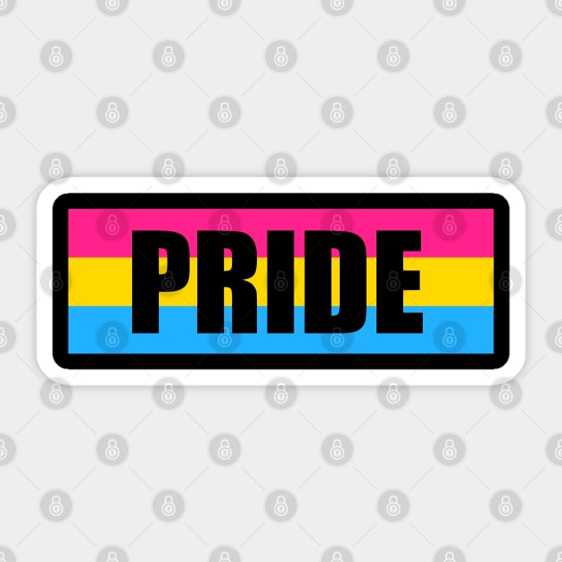 Pansexual Pride Sticker by HillStoneCreations